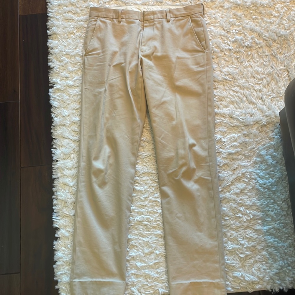 J Crew Mens Bowery Khaki Pants (31x32)